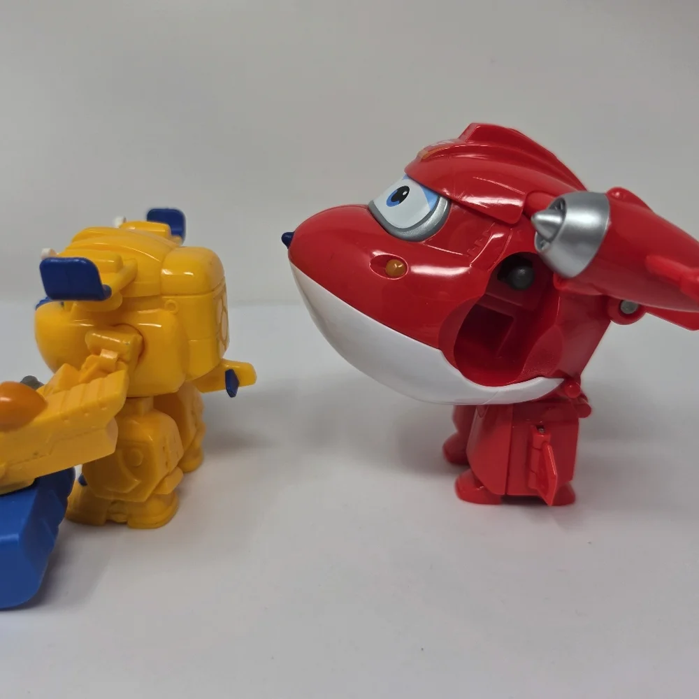 Super Wings Jett Airplane Plane Red White FLAW: MISSING ARMS